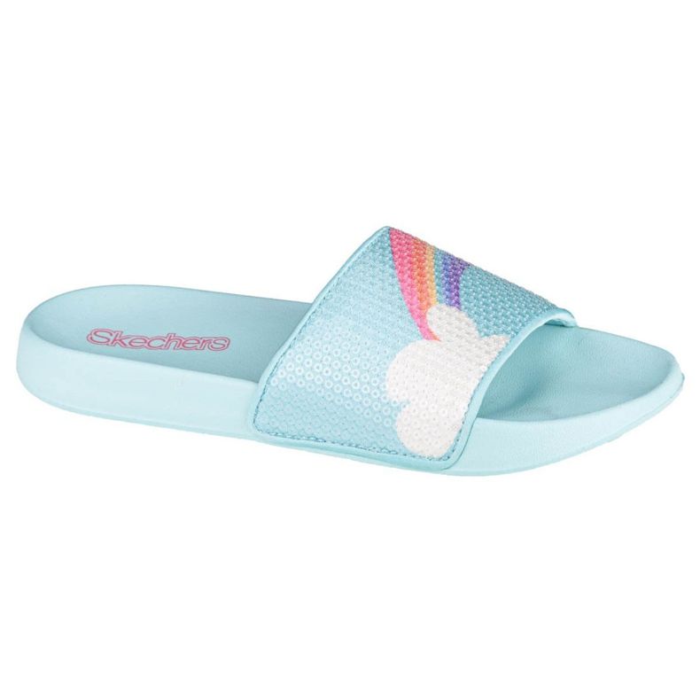 Skechers Sunny Slides-Dreamy Steps Jr 86994L-LBMT blå