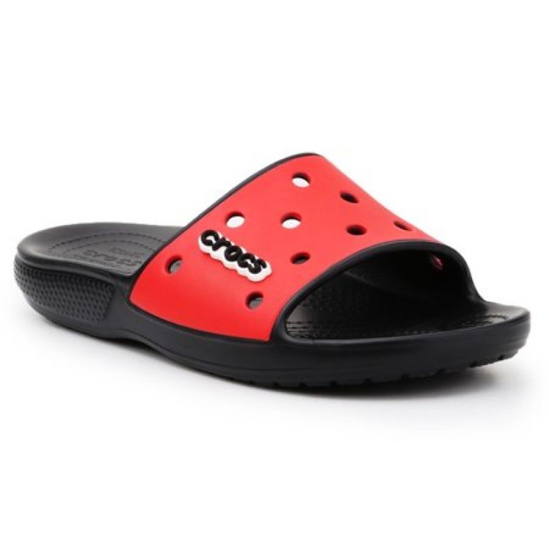 Crocs Classic Colorblock Slide M 206882-0X9 röd
