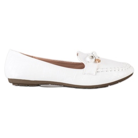 Kayla Casual Eco Leather Loafers vit