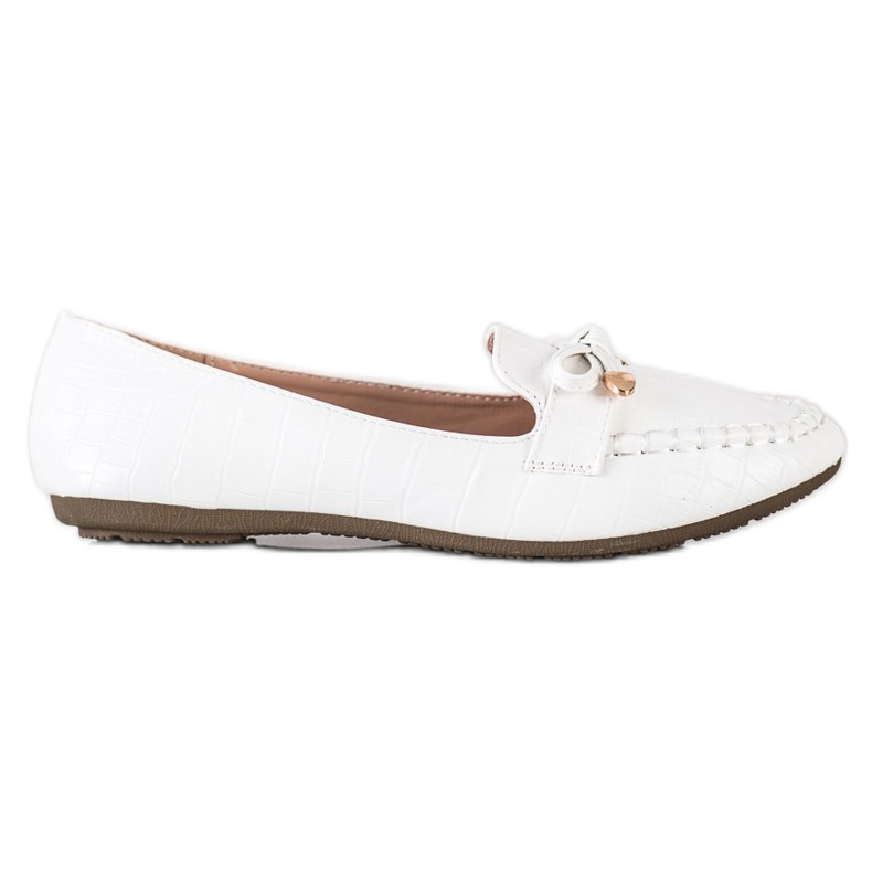 Kayla Casual Eco Leather Loafers vit