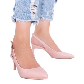 Rosa pumps på en nål från Elen