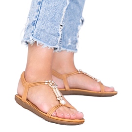 Liva bruna sandaler för kvinnor