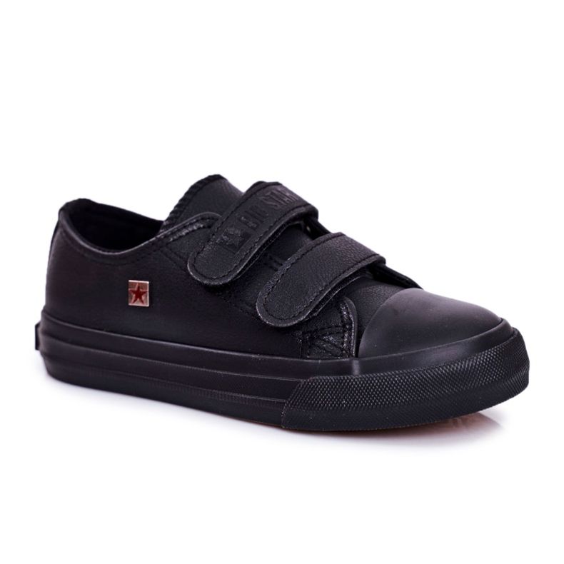 Barnskor Sneakers Big Star With Velcro Black GG374009 svart