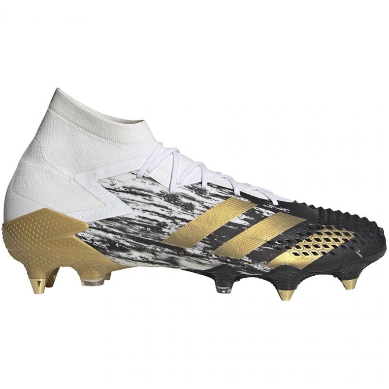 Adidas Predator Mutator 20.1 Sg M FW9183 fotbollsskor guld, vit vit