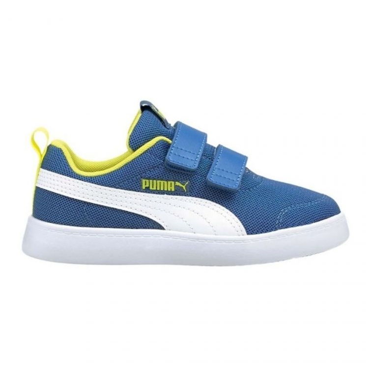 Puma Courtflex v2 Mesh V skor 371758 07 blå