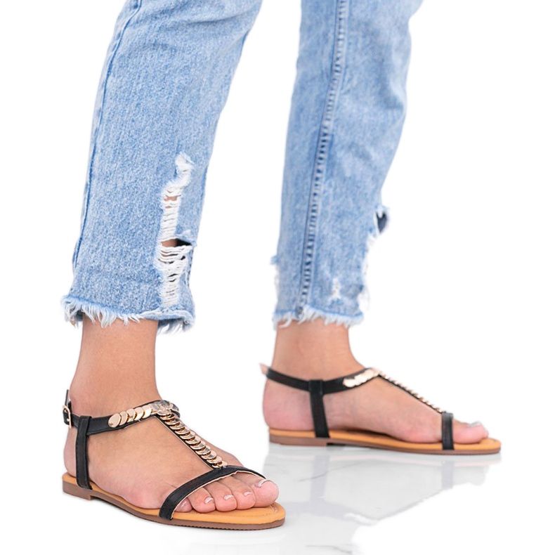 Svarta damsandaler från Emmie