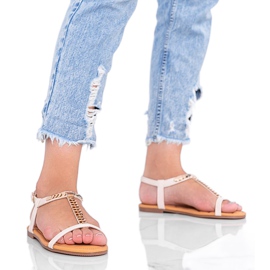 Beige damsandaler från Emmie