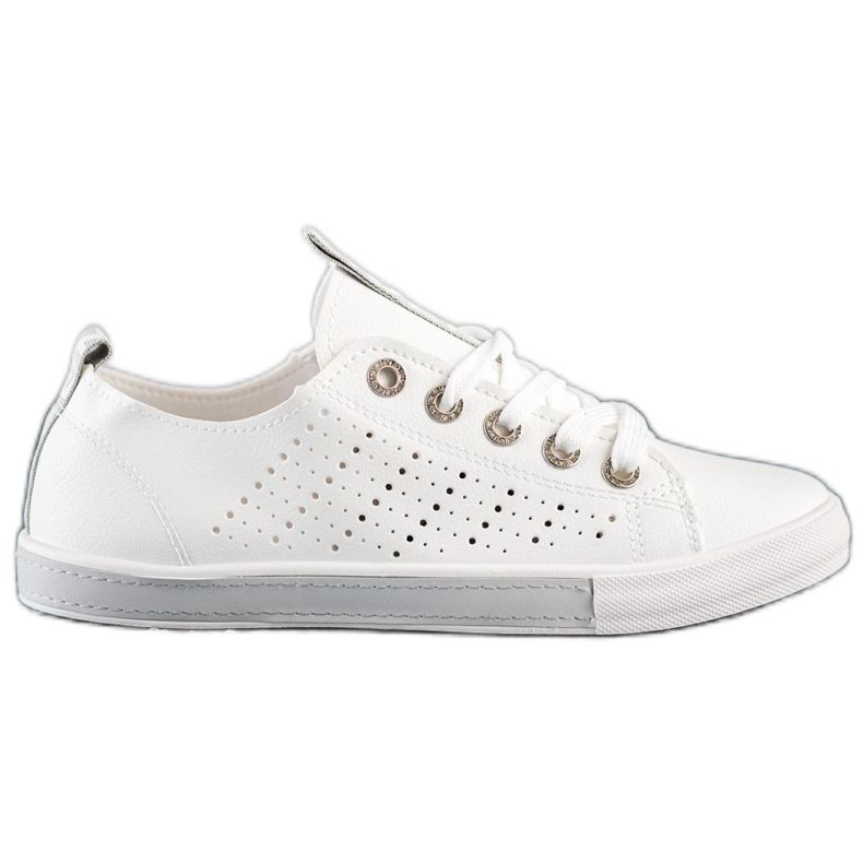 Bella Paris Sneakers med ekoläder vit