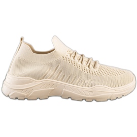 Sweet Shoes Casual Slip On Sneakers beige