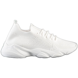 SHELOVET Slip-on sportskor vit