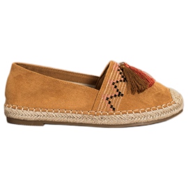Melisa Fransade espadrillor brun