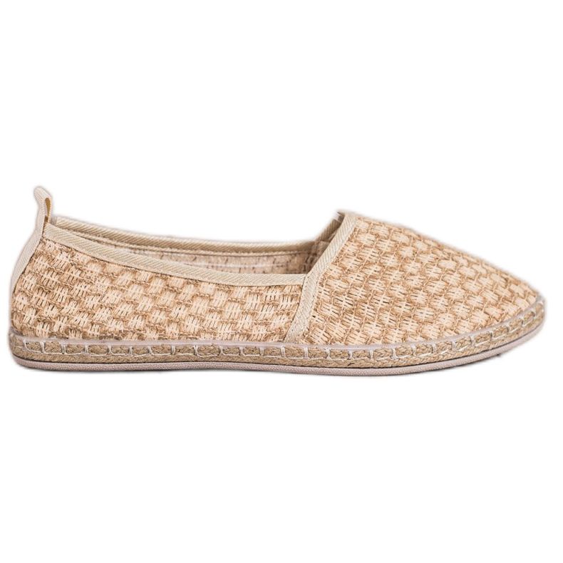 Balada Lätt espadrill i textil beige brun