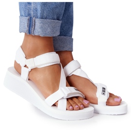 Foam Sandals On Wedge Big Star FF274A351 Vit