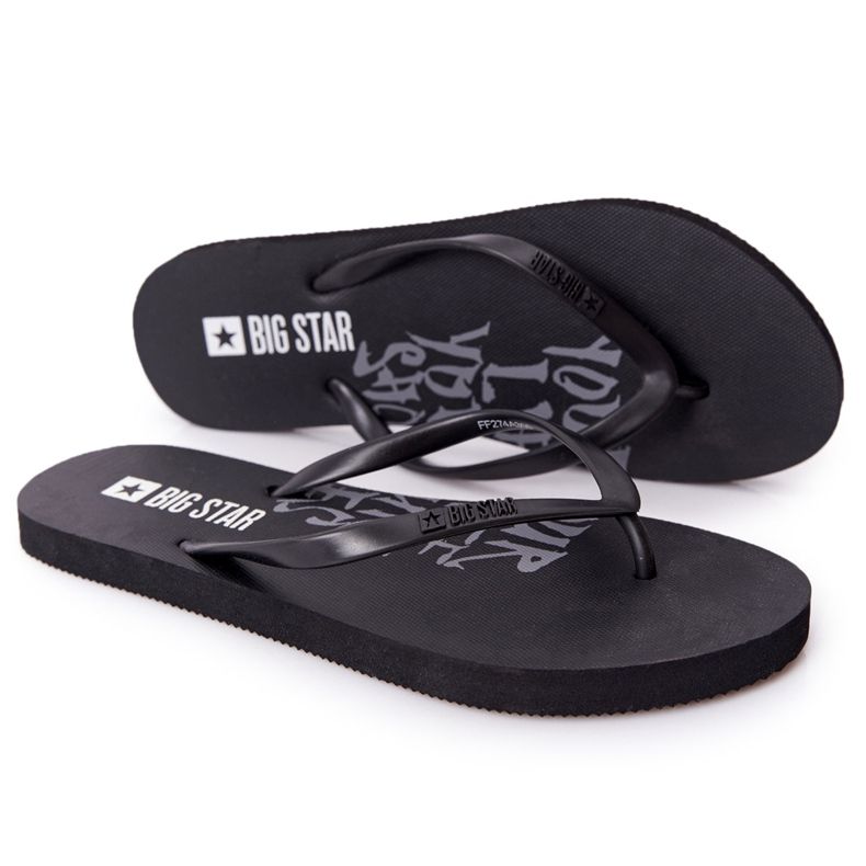 Dam flip-flops Big Star FF274A309 Svart
