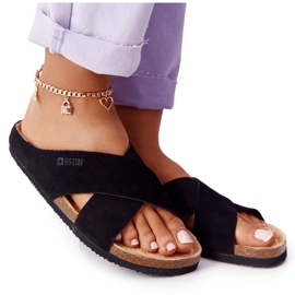 Mocka Profilerade Tofflor Big Star HH274640 Svart