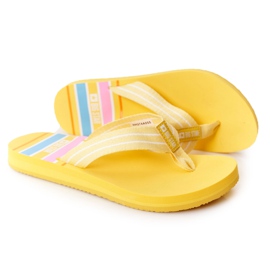 Flip-flops för kvinnor Big Star HH274A055 Gul