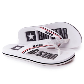 Flip-flops för kvinnor Big Star HH274A062 Vit