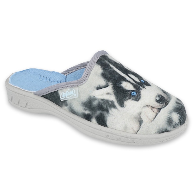Befado Children's Slippers Application Dog 707x416 grå