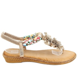 Guld-flip-flops JN11-11 Guld gyllene