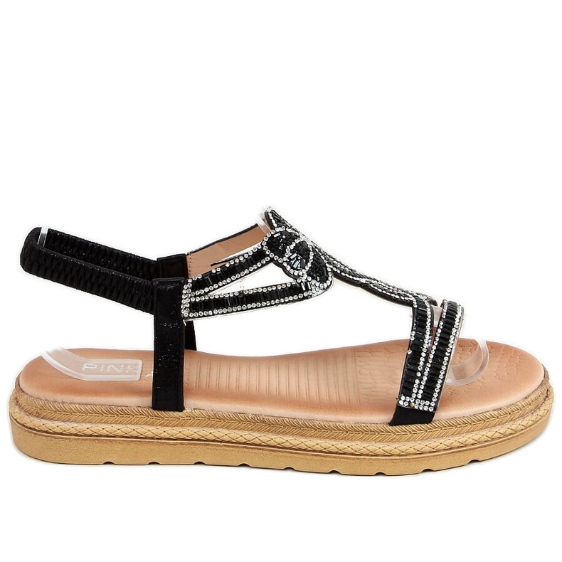 Svarta damsandaler JN11-34 Svart