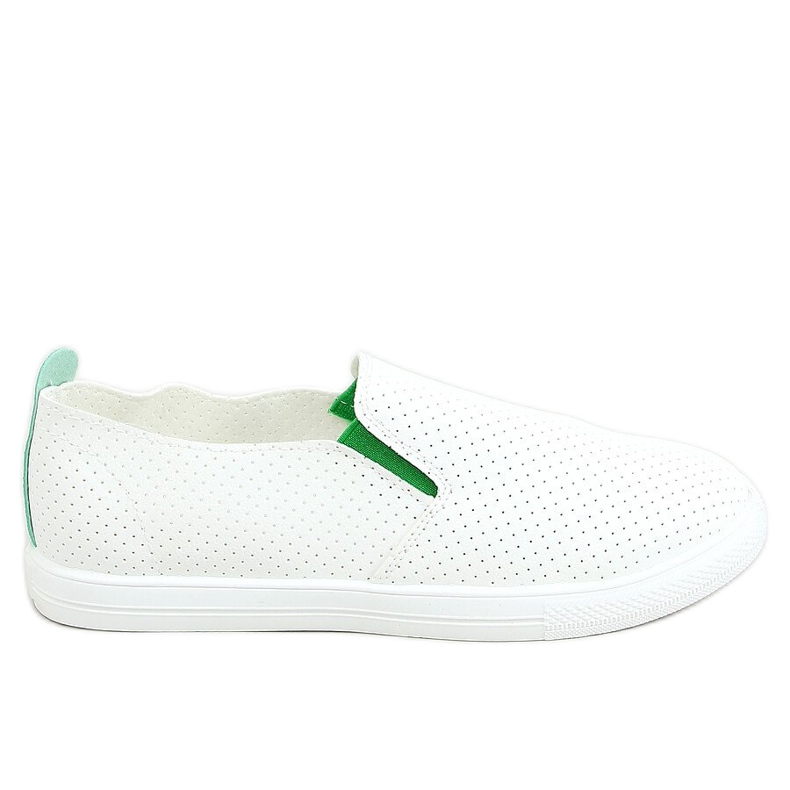 Sneakers slip-on vita LA45 Green grön