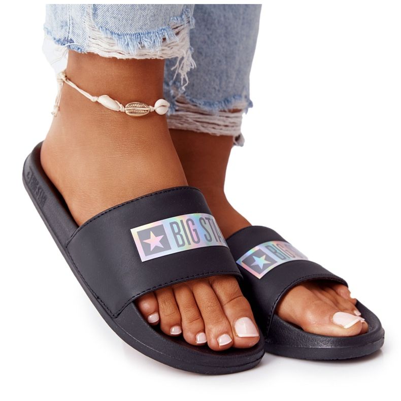 Dam Tofflor Big Star HH274A036 Svart