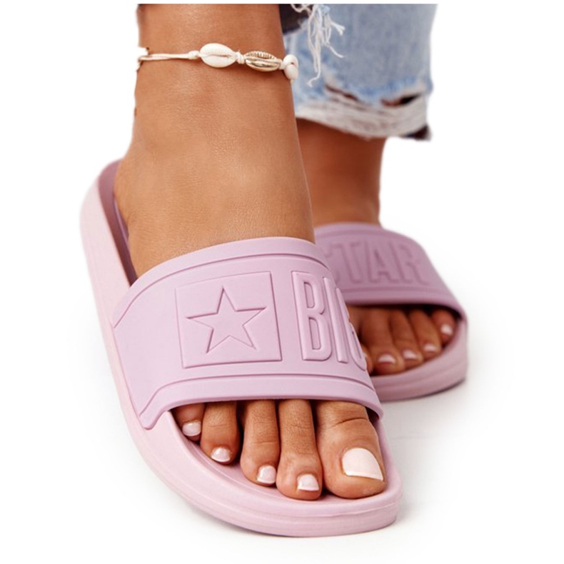 Dam Tofflor Big Star HH274A041 Pulverrosa