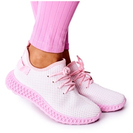 PS1 Kvinnors sportskor Slip-on Light Pink Run Away rosa