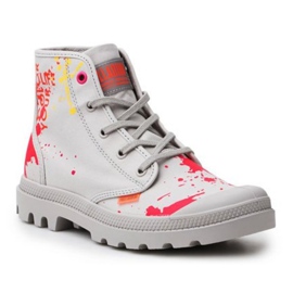 Skor Palladium Hi Explore Moon Grey Pampa W 77051-019-M grå