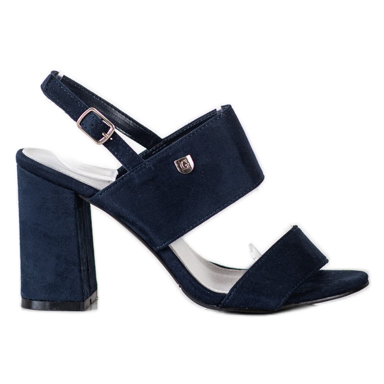 Goodin Sandaler på en bred bar blå