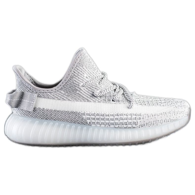 SHELOVET Textilskor på plattformen silver- grå