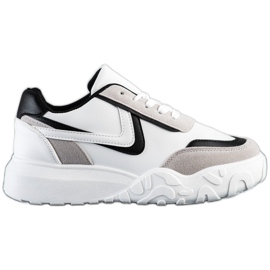 SHELOVET Fritidsskor vit mångfärgad