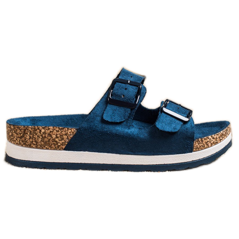 Evento Casual tofflor blå