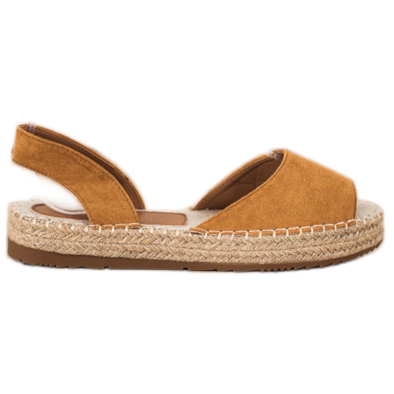 Ideal Shoes Slip-on Espadrilles brun
