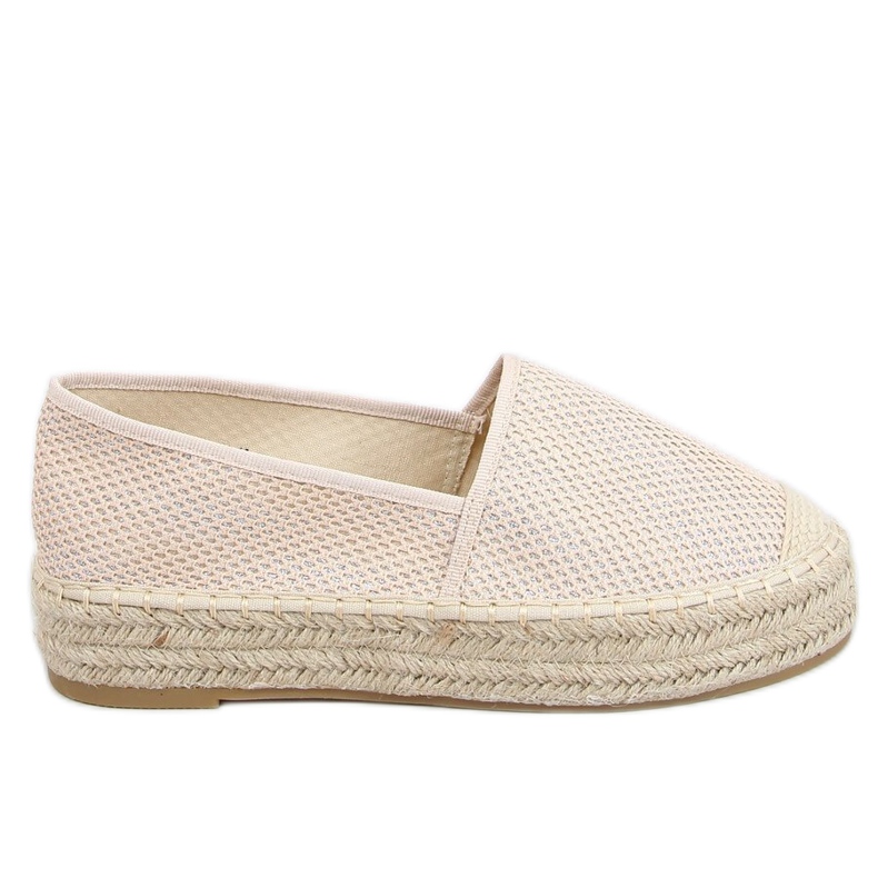 Beige espadriller för kvinnor A666-ESP-1 Beige