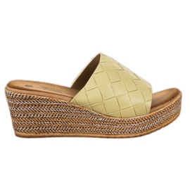 Bona Sandaler med kil grön