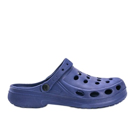 Davids marinblå tofflor för män