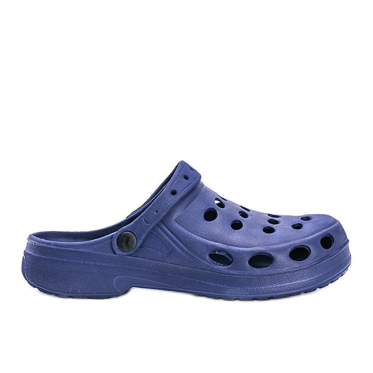 Davids marinblå tofflor för män