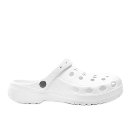 Davids vita herrkoks tofflor