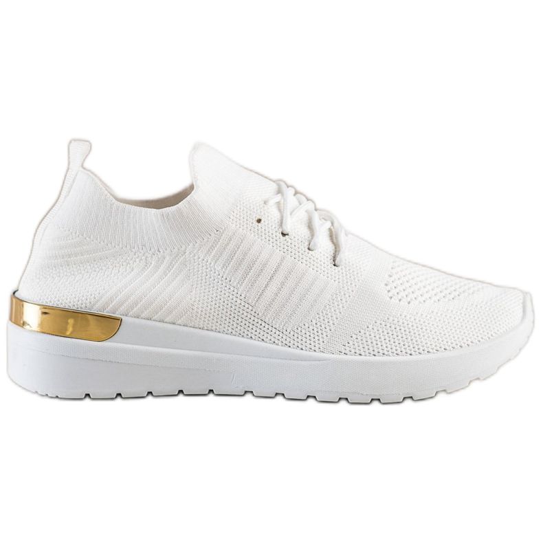 SHELOVET Bekväma slip-on sneakers vit