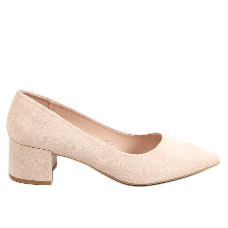 Lågklackade skor beige LL81 Beige