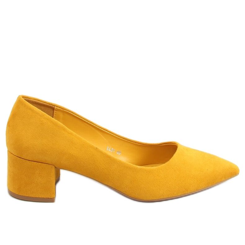 Lågklackade pumpar LL81 Gul honung