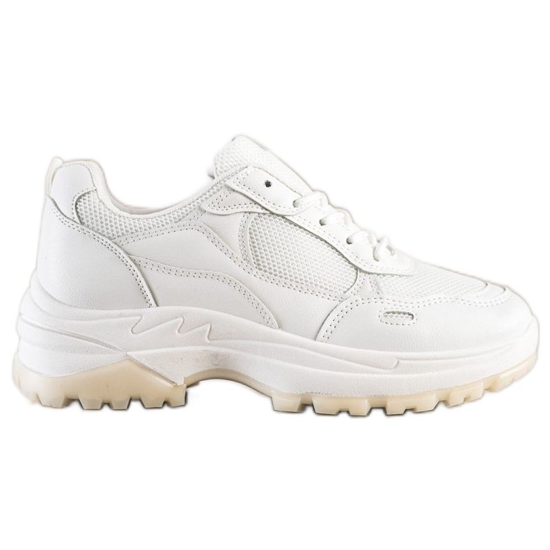 SHELOVET Vita sneakers med mesh