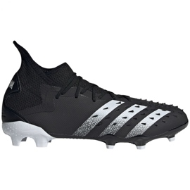 Adidas Predator Freak.2 Fg M S42979 fotbollsskor vit, vit, svart svart