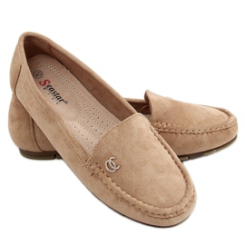 Dam loafers mörkbeige GS14P khaki kaki