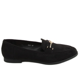 Svarta damloafers GQ01 Svart
