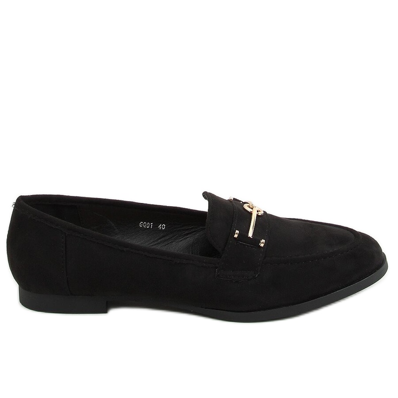 Svarta damloafers GQ01 Svart