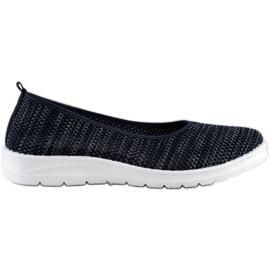 SHELOVET Slip On Sneakers marinblå blå