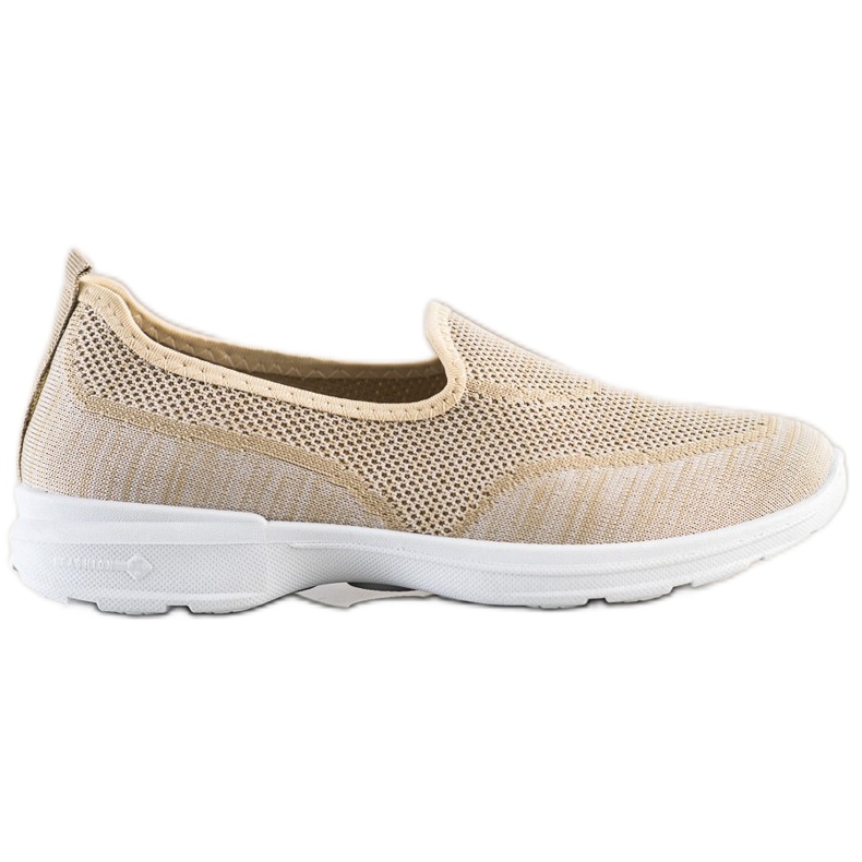 SHELOVET Openwork sportskor beige