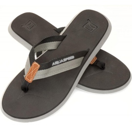 Herr tofflor tofflor Aqua-Speed ​​Lagos col 07 svart grå